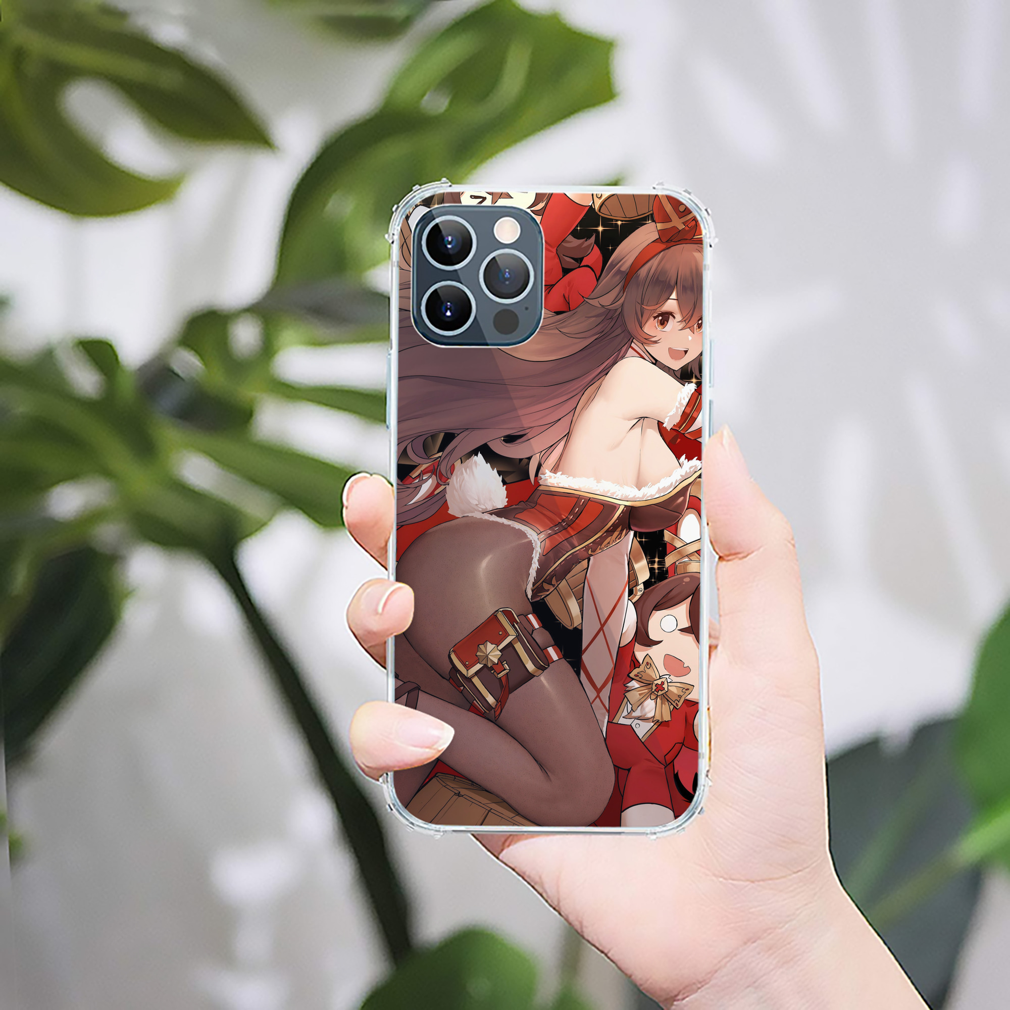 げんし神 genshin 【iPhone 12シリーズ対応】透明スマホケース（クリアソフトケース）